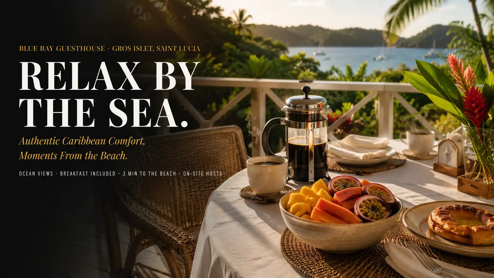 Blue Bay Guesthouse — sample guesthouse conversion system preview