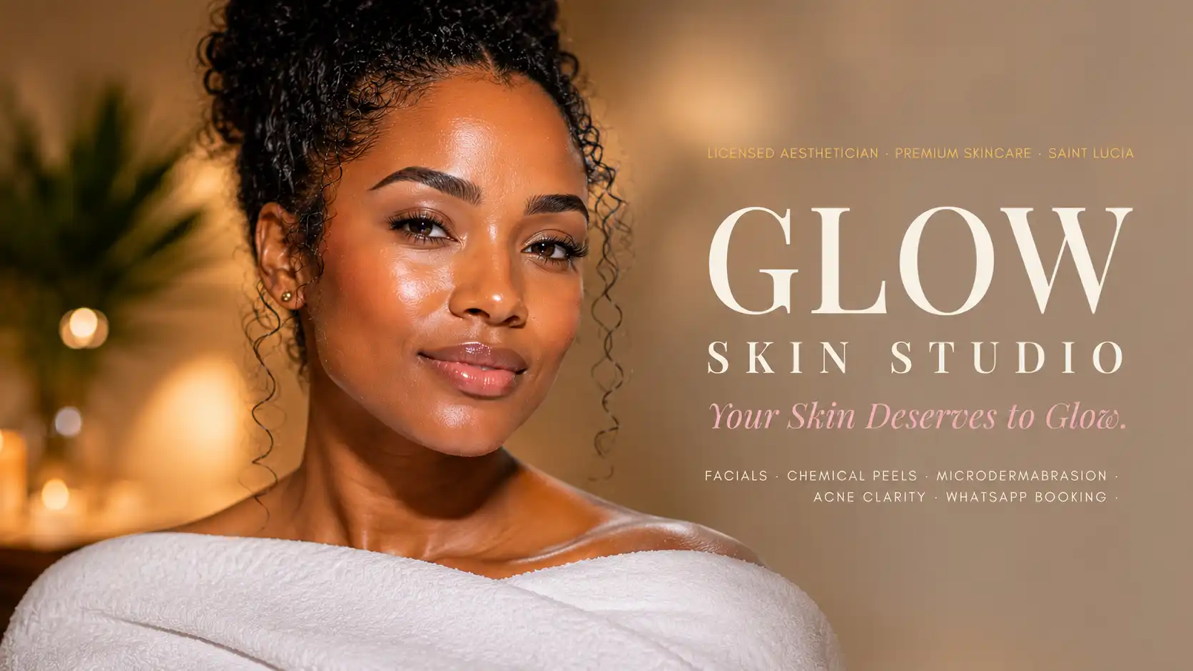 Glow Skin Studio — sample beauty conversion system preview