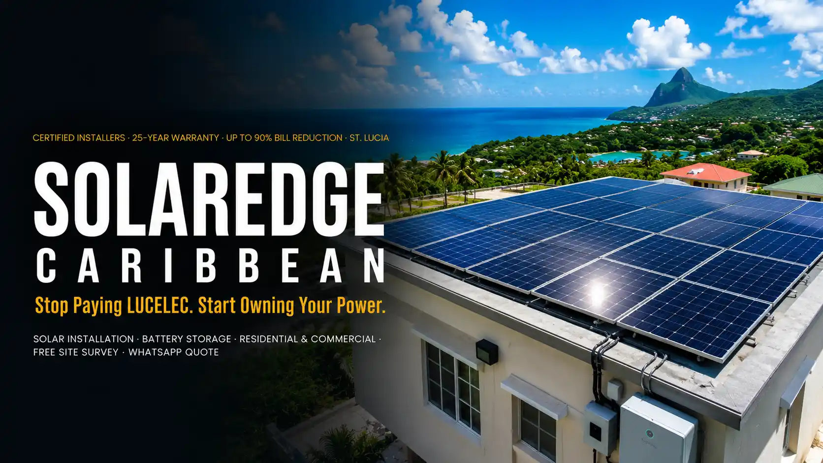 SolarEdge Caribbean — sample solar energy conversion system preview