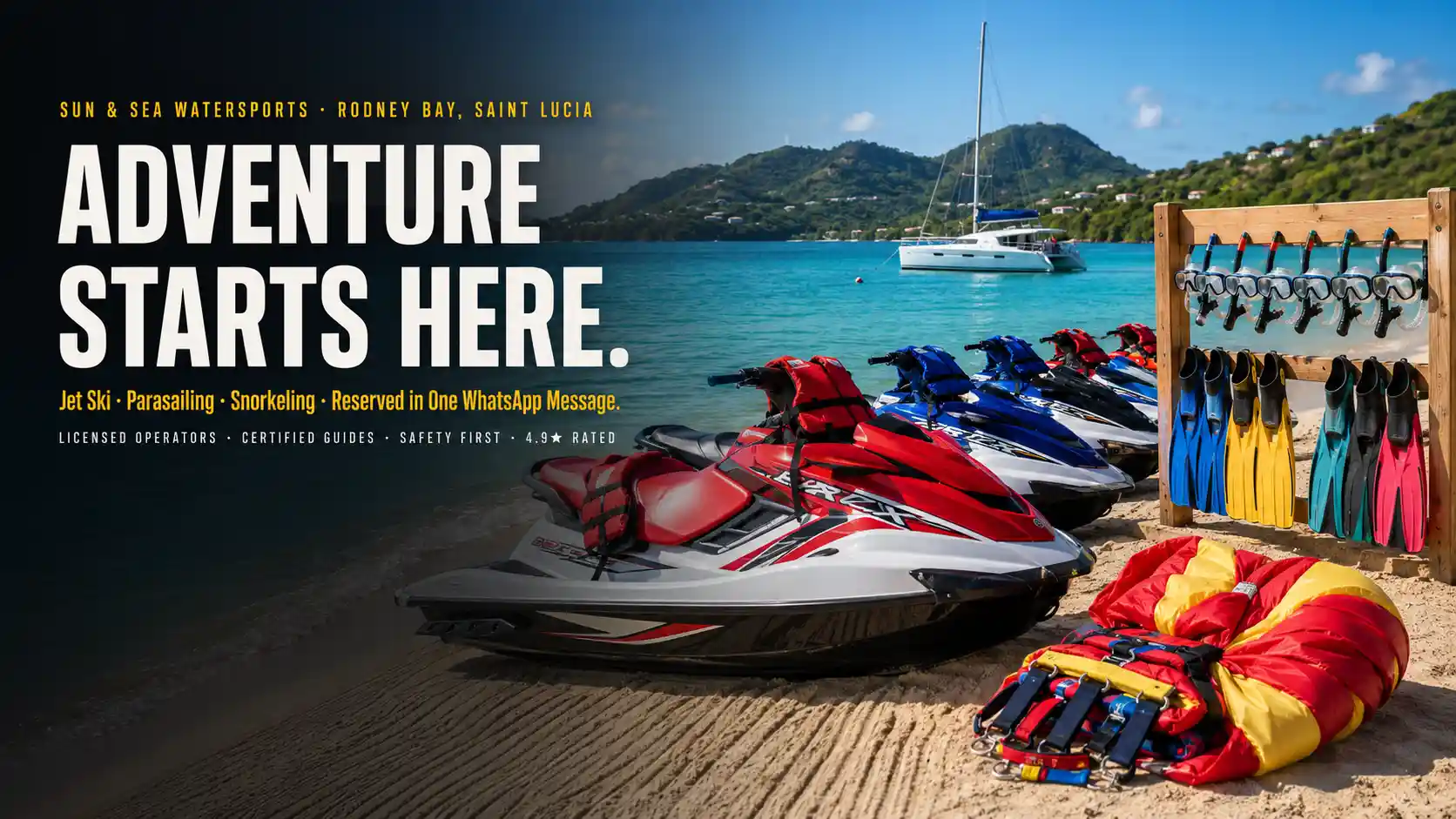 Sun and Sea Watersports — sample watersports conversion system preview